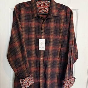 Robert Graham Multicolor Plaid Men's Shirt